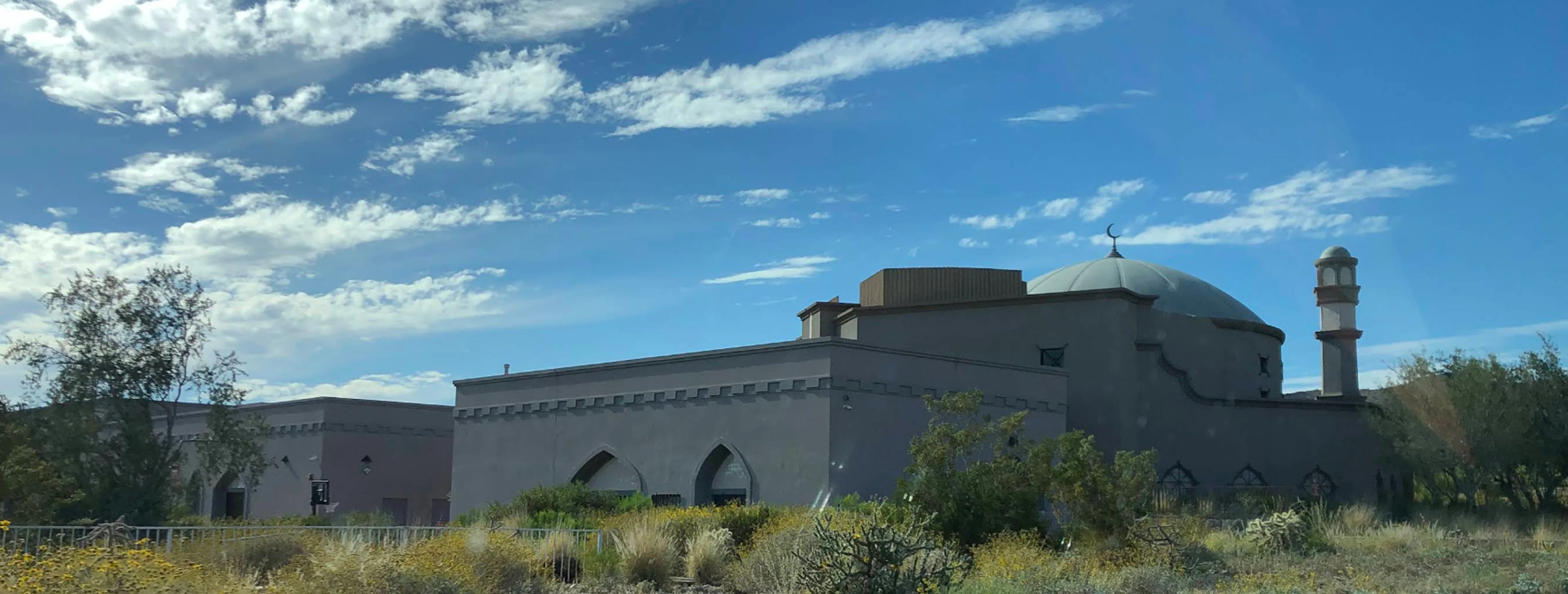 Exterior view of Islamic Center of North East Valley Scottsdale building